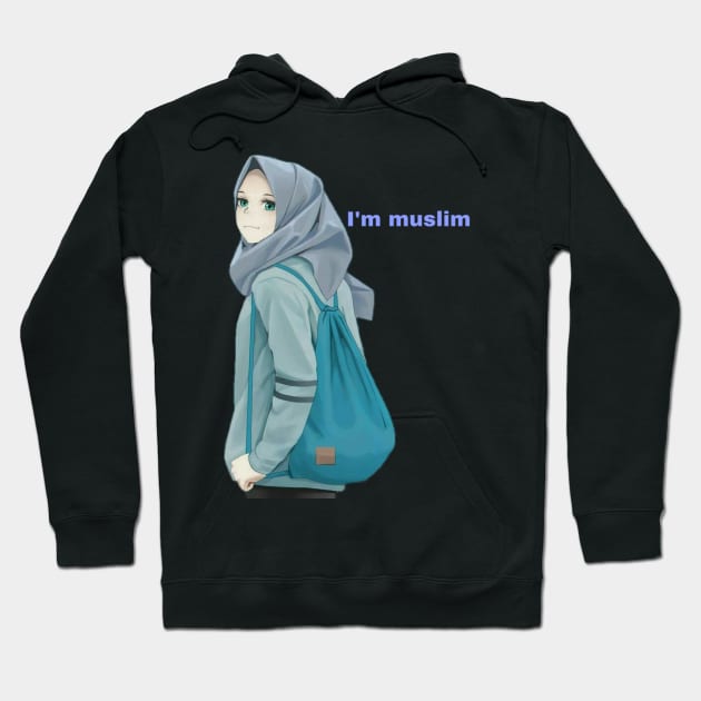 Muslim anime design Hoodie by Superboydesign